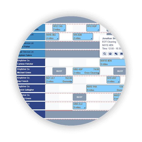 scheduling dispatchin feature gps